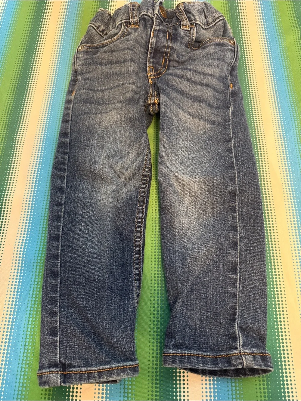 Kids Dark Blue Denim Jeans